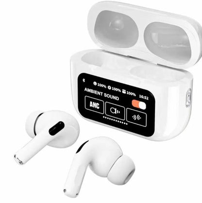 Airpods with Touch Screen A9 Pro High Quality Sound & ENC Noise Reduction