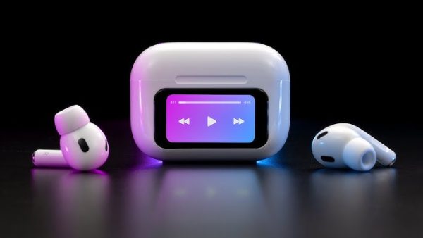 Airpods with Touch Screen A9 Pro High Quality Sound & ENC Noise Reduction