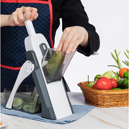 Mandoline Vegetable Cutter Slicer Chopper | Multi-function Cutter Vertical Vegetable Cutter Kitchen Shredder Grater